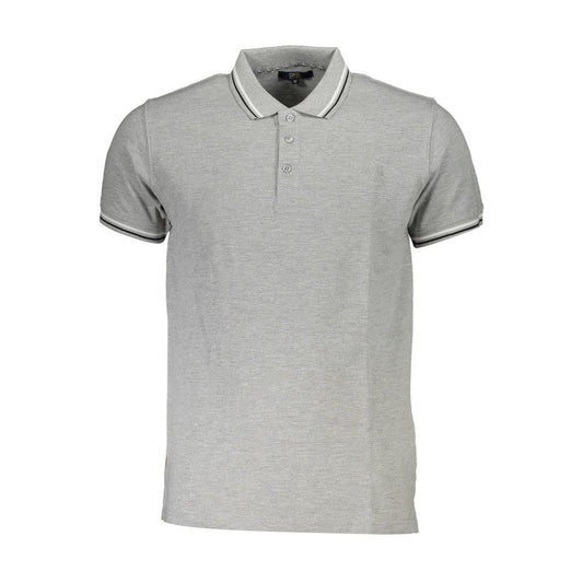 Polo homme en coton brun Cavalli Class