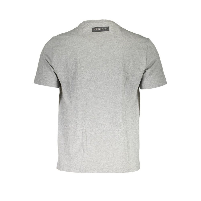 T-shirt homme en coton brun Plein Sport