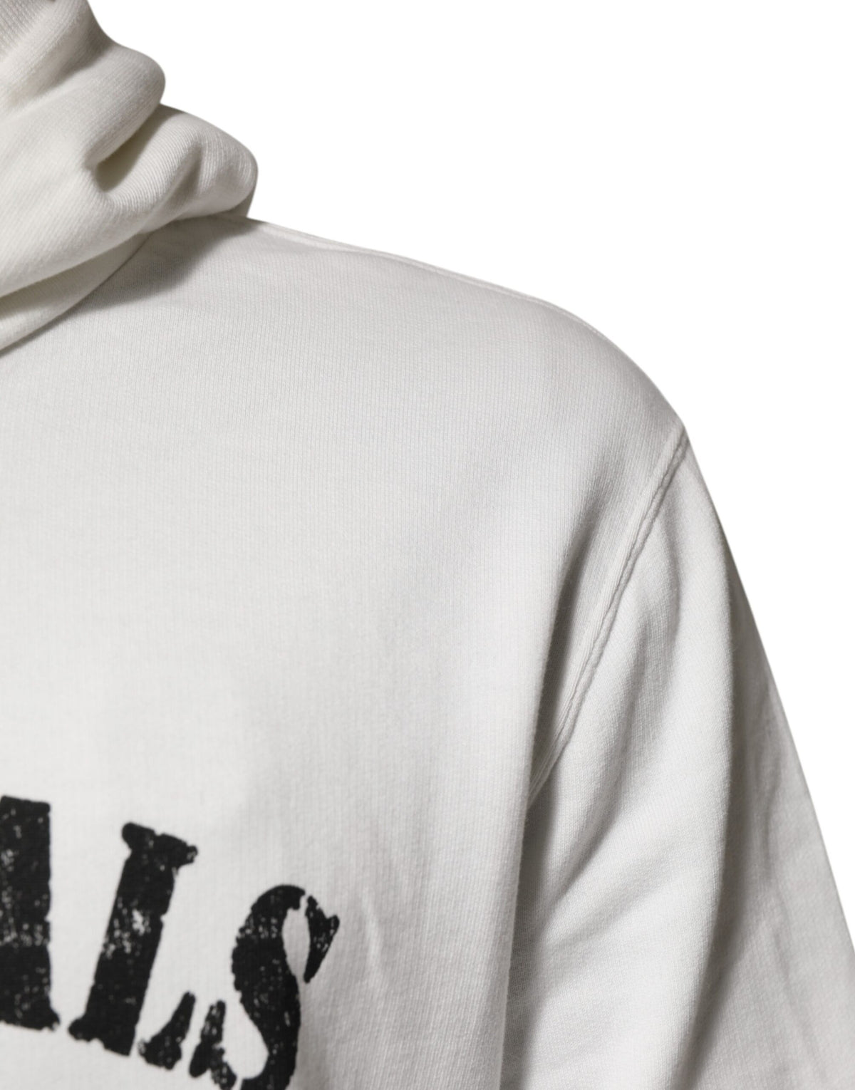 Pull à capuche en coton blanc avec imprimé DG ROYAL de Dolce &amp; Gabbana