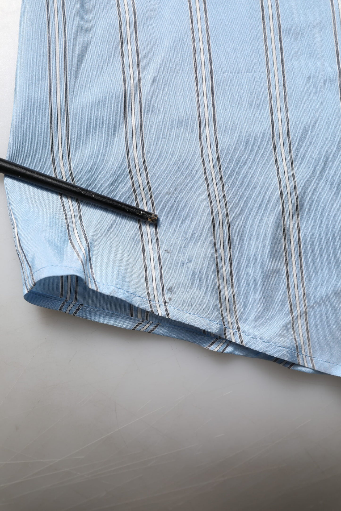 Dolce & Gabbana blauw gestreept MARTINI overhemd met lange mouwen