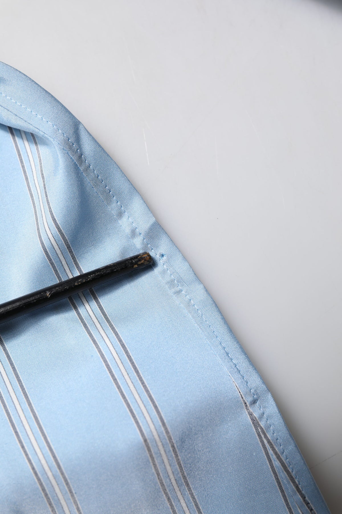 Chemise de ville à manches longues MARTINI rayée bleue de Dolce &amp; Gabbana