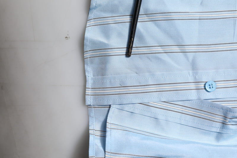 Chemise à manches longues rayée bleue MARTINI de Dolce &amp; Gabbana