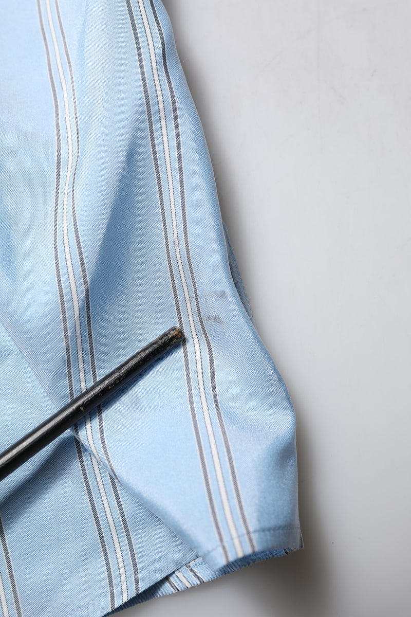 Chemise de ville à manches longues MARTINI rayée bleue de Dolce &amp; Gabbana