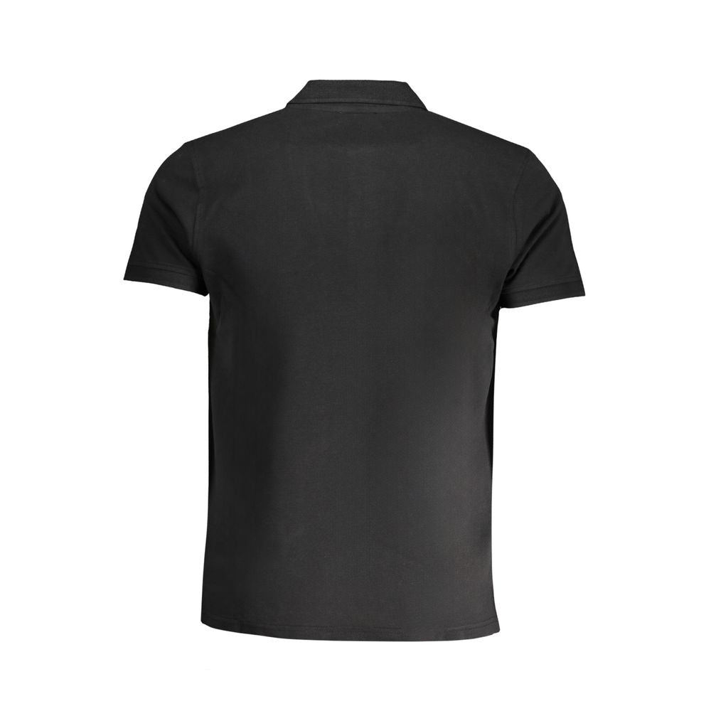 Polo en coton noir Cavalli Class