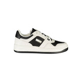Tommy Hilfiger White Leather Men's Sneaker - Stylish Athletic Footwear