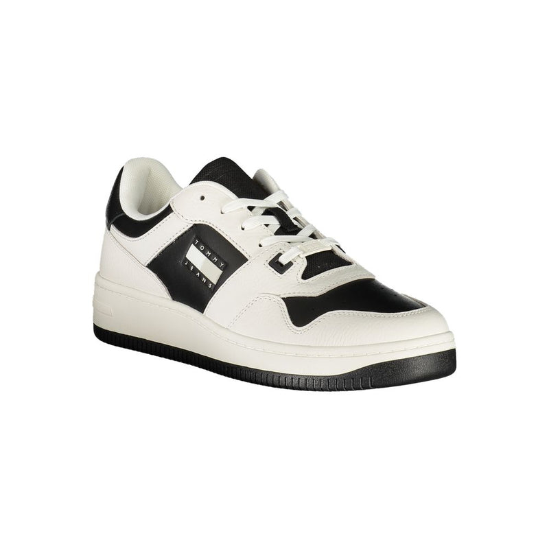 Tommy Hilfiger White Leather Men's Sneaker - Stylish Athletic Footwear