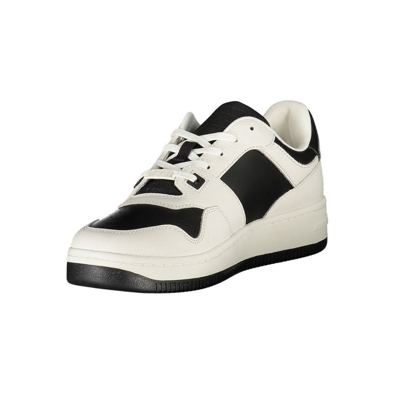 Tommy Hilfiger White Leather Men's Sneaker - Stylish Athletic Footwear