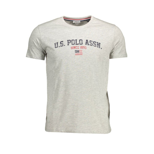T-shirt homme en coton marron US POLO ASSN.