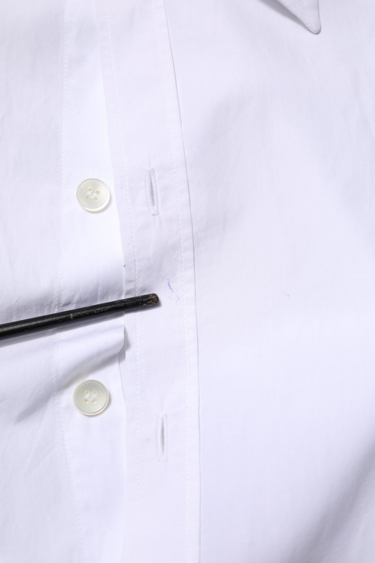 Chemise blanche en coton à manches longues Dolce &amp; Gabbana