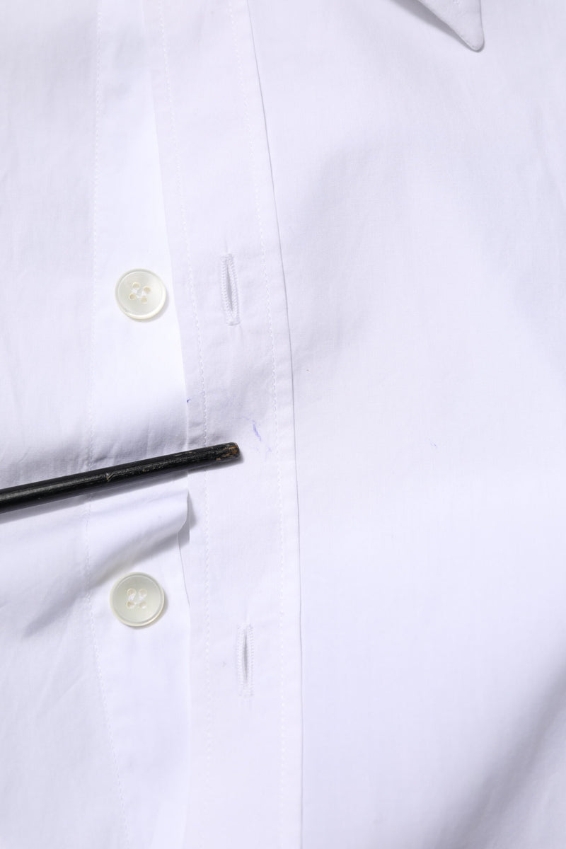Chemise blanche en coton à manches longues Dolce &amp; Gabbana