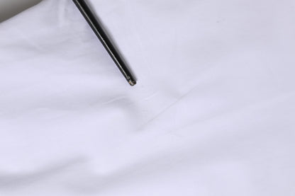 Dolce & Gabbana White Cotton GOLD Long Sleeves Dress Shirt