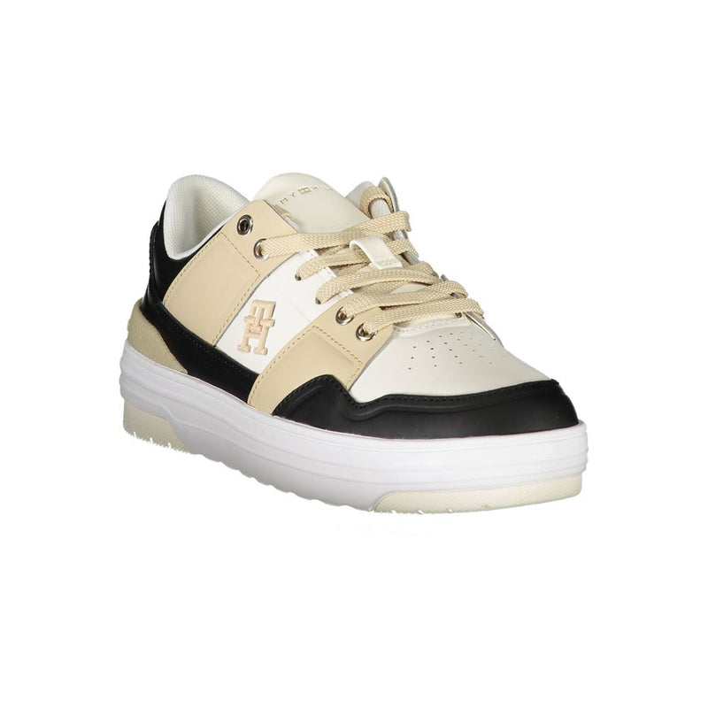 Tommy Hilfiger White Leather Women Sneaker - Chic & Comfortable