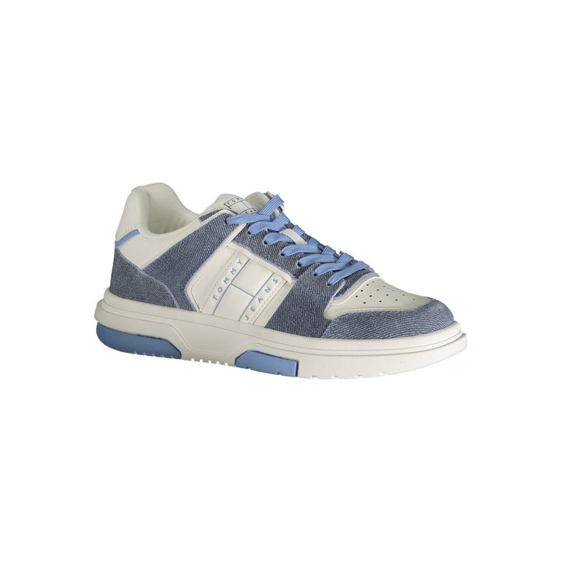 Tommy Hilfiger Light Blue Leather Women Sneaker