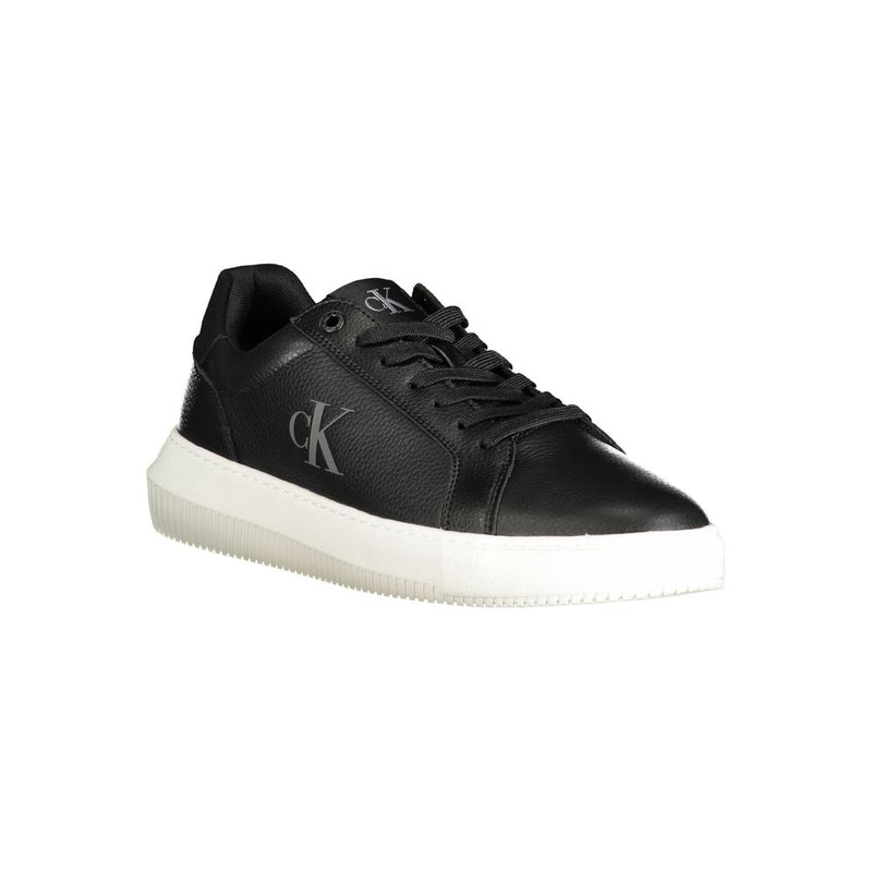Calvin Klein Black Polyethylene Men Sneaker - Stylish Comfort