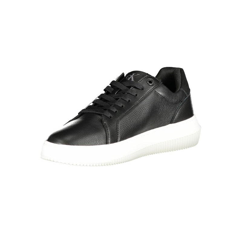 Calvin Klein Black Polyethylene Men Sneaker - Stylish Comfort