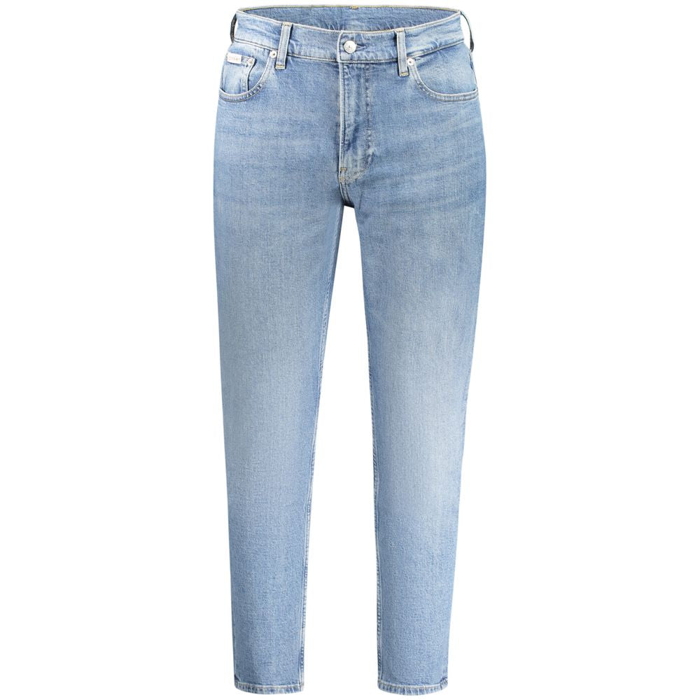 Calvin Klein blauwe katoenen heren jeans
