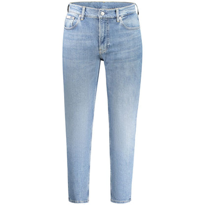 Calvin Klein blauwe katoenen heren jeans