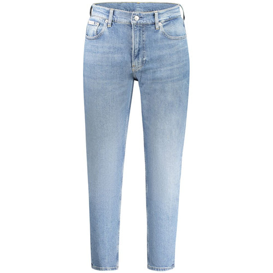 Calvin Klein blauwe katoenen heren jeans