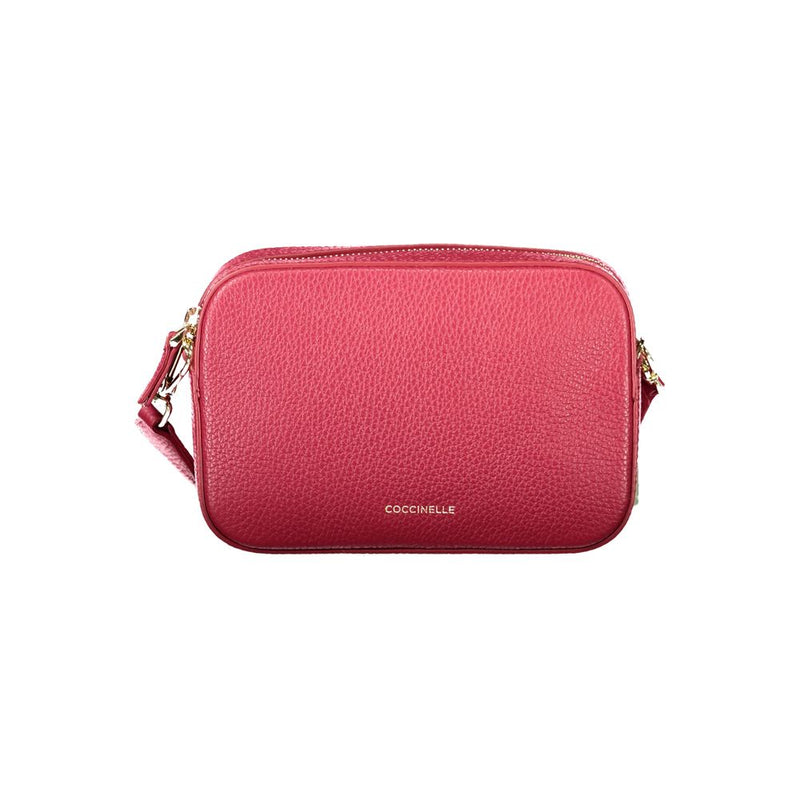 Coccinelle Tebe Sac à Main en Cuir Rouge pour Femme