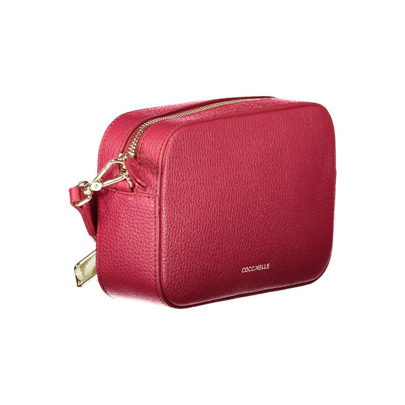 Coccinelle Tebe Sac à Main en Cuir Rouge pour Femme