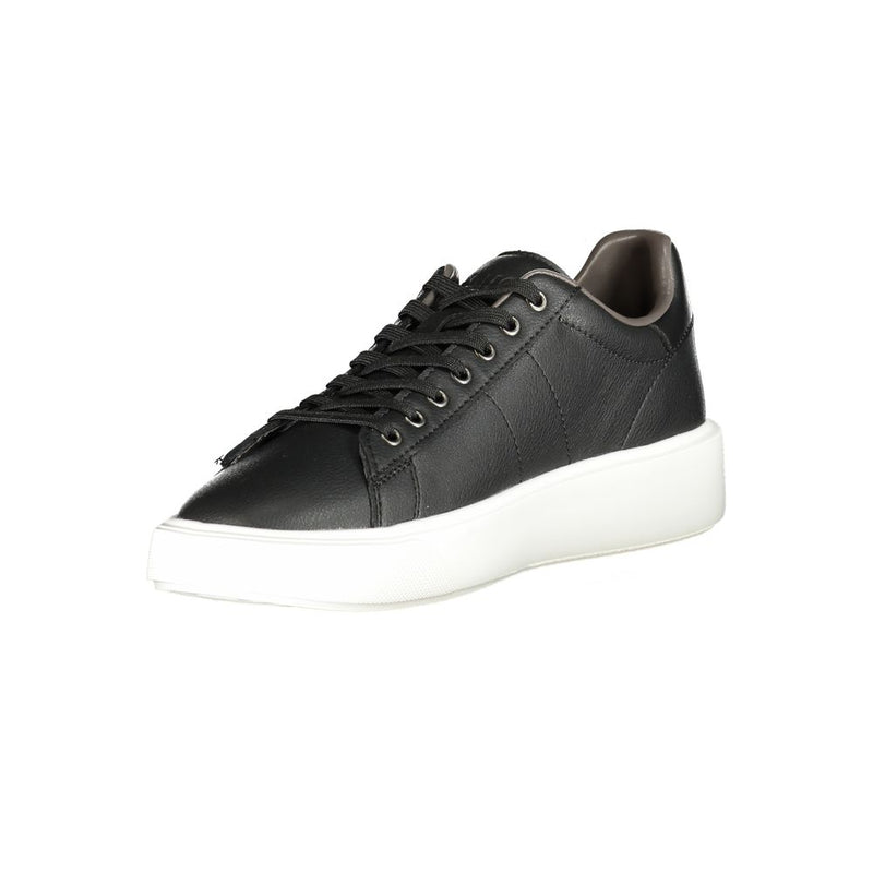 Blauer Black Leather Men Sneaker - Élégance et Durabilité