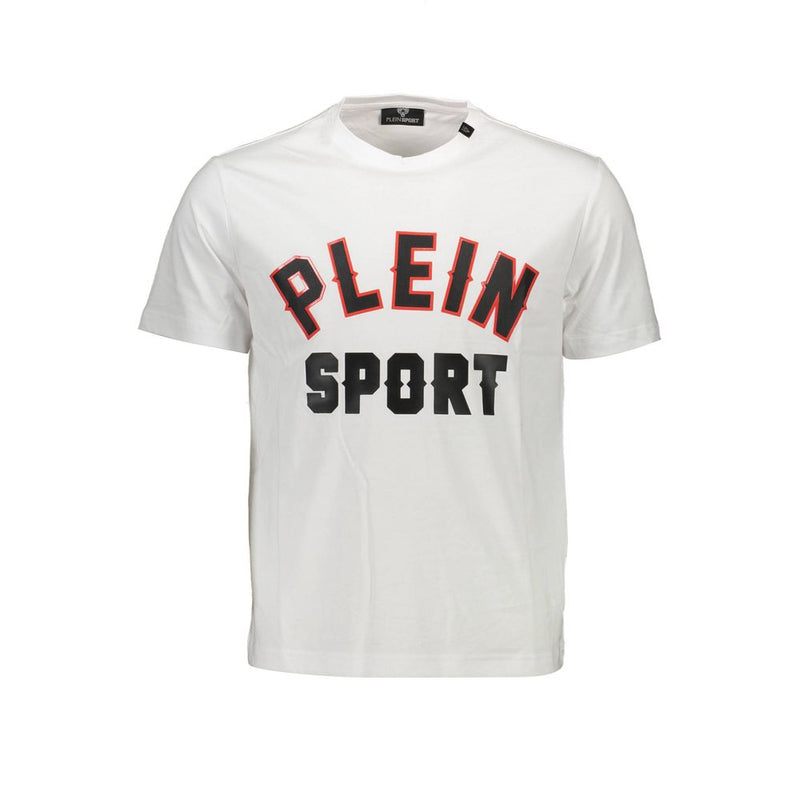 Plein Sport wit katoenen heren T-shirt