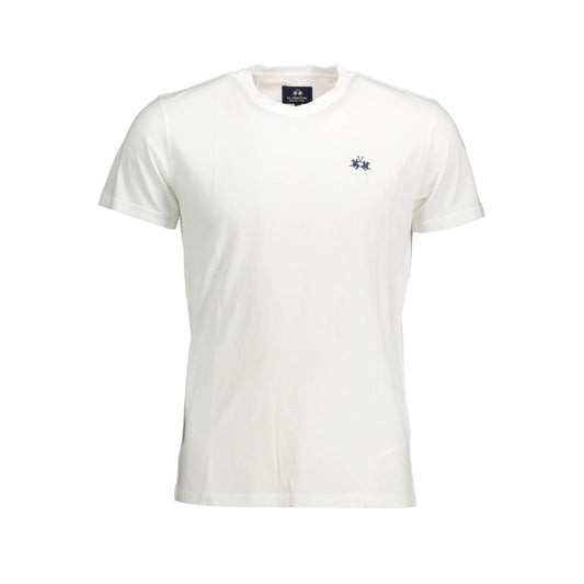 T-Shirt en Coton Blanc La Martina - Style Élégant et Confortable