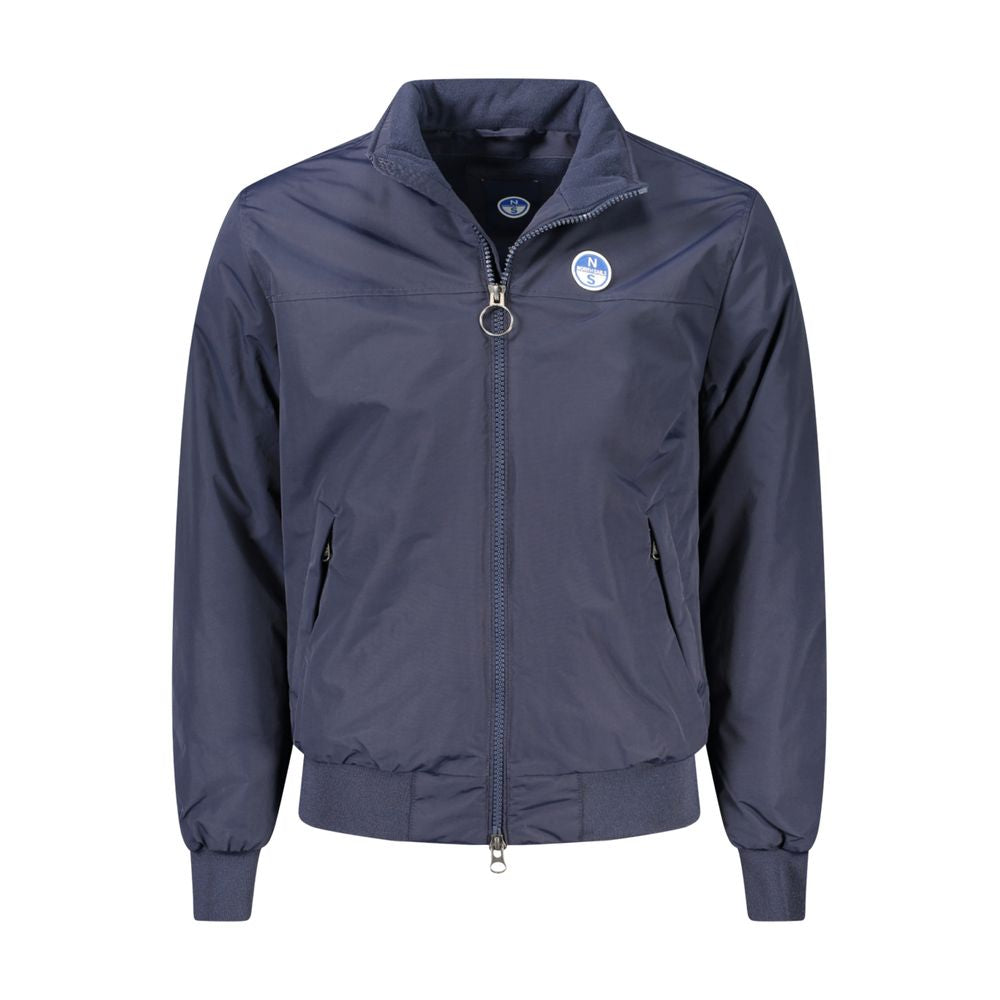 North Sails Blue Polyamide Men Jacket - Sustainable Style