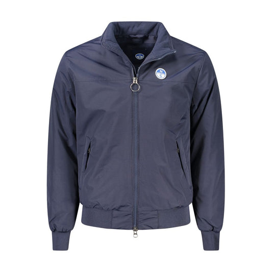 North Sails Blue Polyamide Men Jacket - Sustainable Style