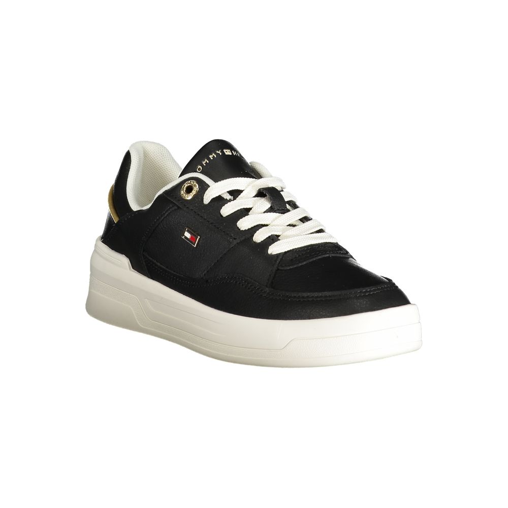 Tommy Hilfiger Black Polyethylene Women's Sneakers