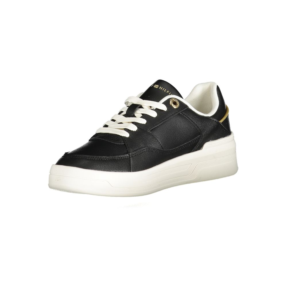 Tommy Hilfiger Black Polyethylene Women's Sneakers