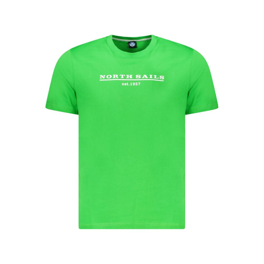 T-shirt homme en coton vert North Sails