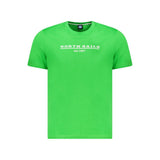 T-shirt homme en coton vert North Sails