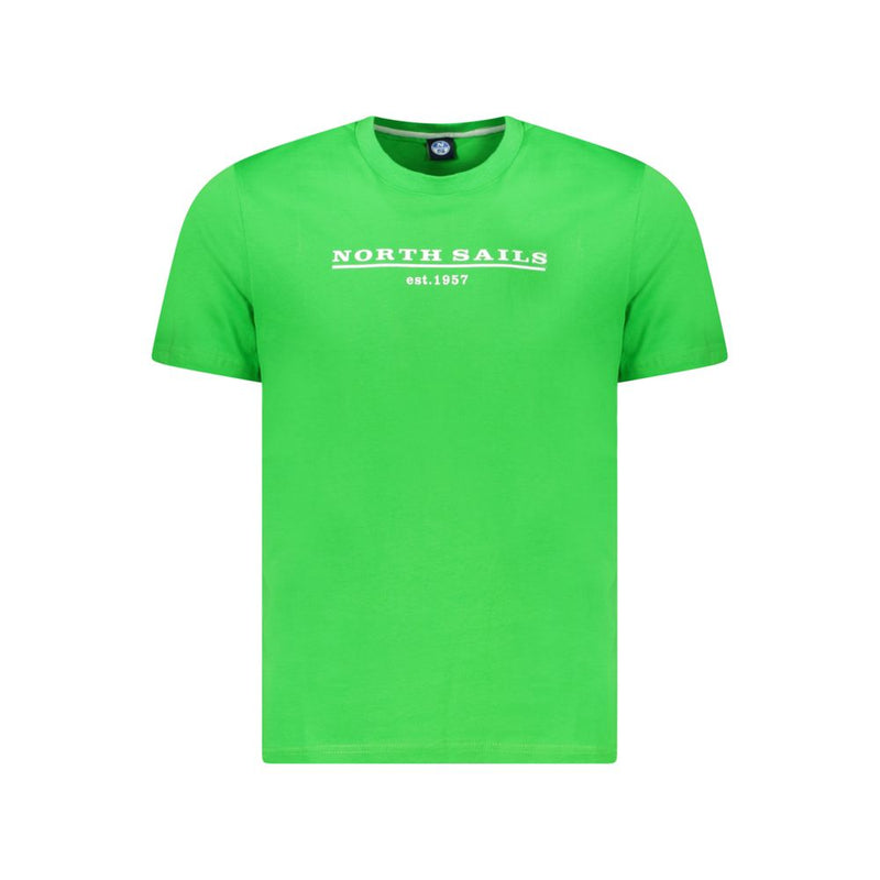 T-shirt homme en coton vert North Sails