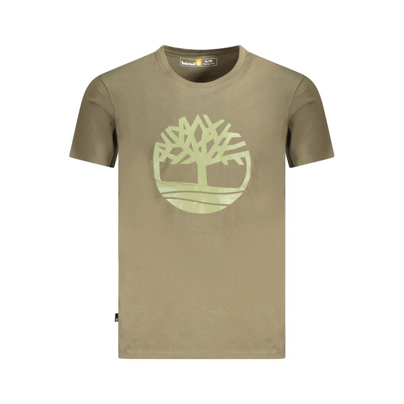 T-shirt en coton vert Timberland