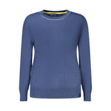 North Sails Blue Cotton Women Sweater - Stylish & Comfortable