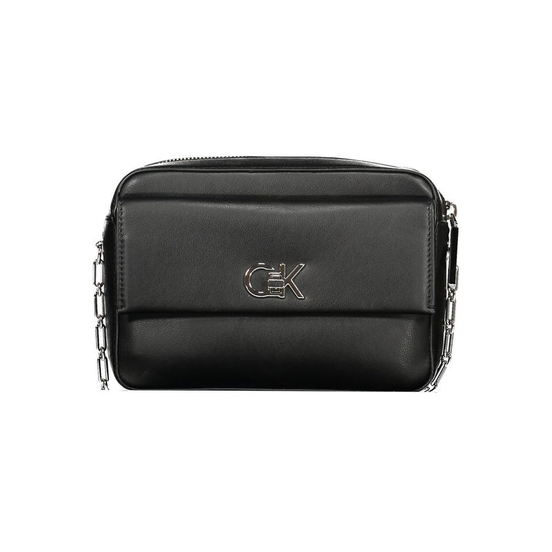 Calvin Klein Black Polyester Women's Handbag - Sustainable Chic