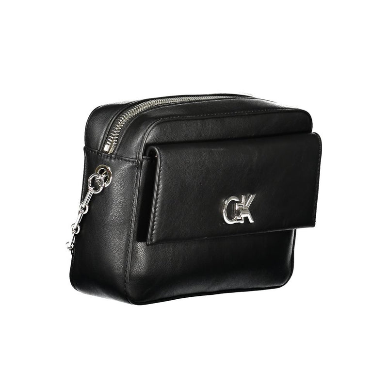 Calvin Klein Black Polyester Women's Handbag - Sustainable Chic