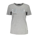 Guess Jeans T-Shirt Femme Gris en Coton - Élégant et Confortable