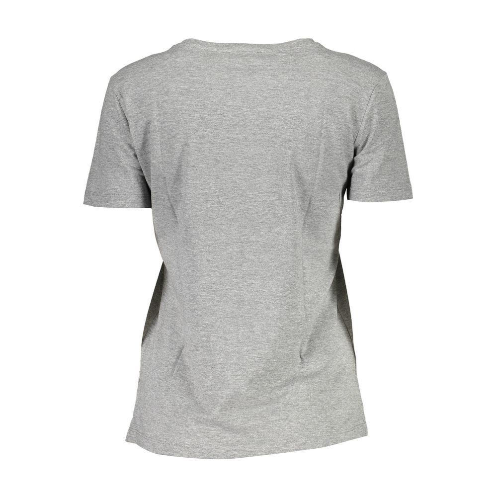 Guess Jeans T-Shirt Femme Gris en Coton - Élégant et Confortable