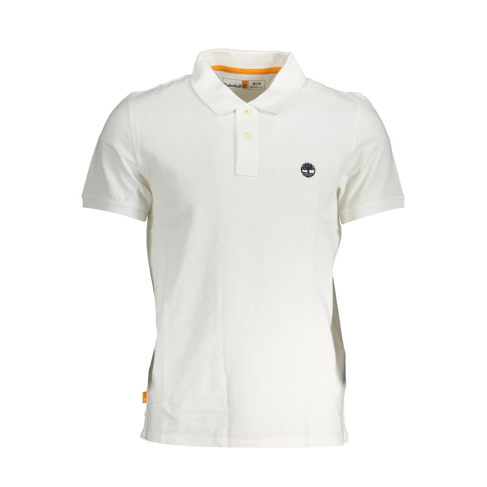 Polo homme en coton blanc Timberland