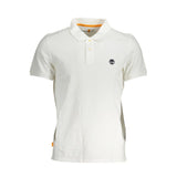 Polo homme en coton blanc Timberland