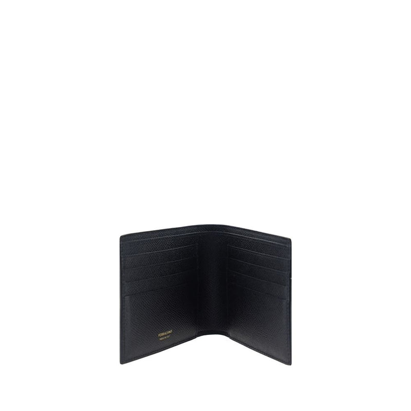 Ferragamo Calfskin Wallet - Billfold Model in Black