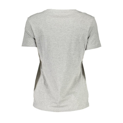 T-shirt Guess en coton gris pour femme