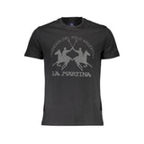 T-shirt La Martina en coton noir pour homme