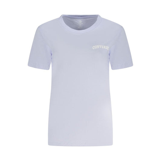T-shirt Converse pour femme en coton violet