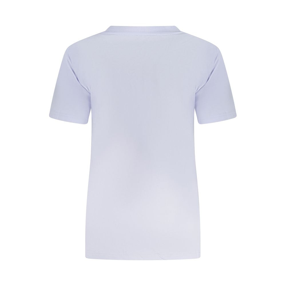 T-shirt Converse pour femme en coton violet