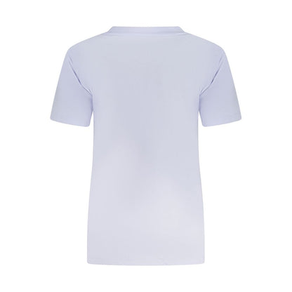 T-shirt Converse pour femme en coton violet