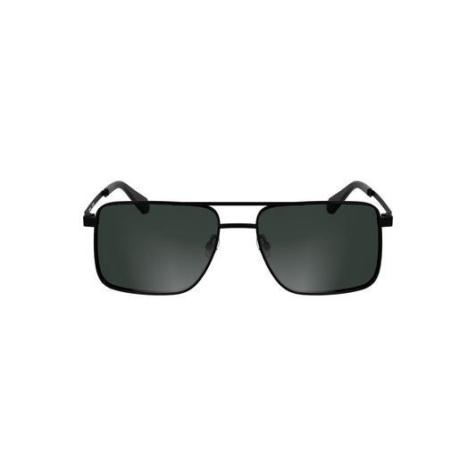 Lunettes de soleil Calvin Klein Black Metal pour homme