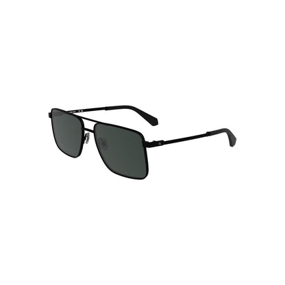 Lunettes de soleil Calvin Klein Black Metal pour homme